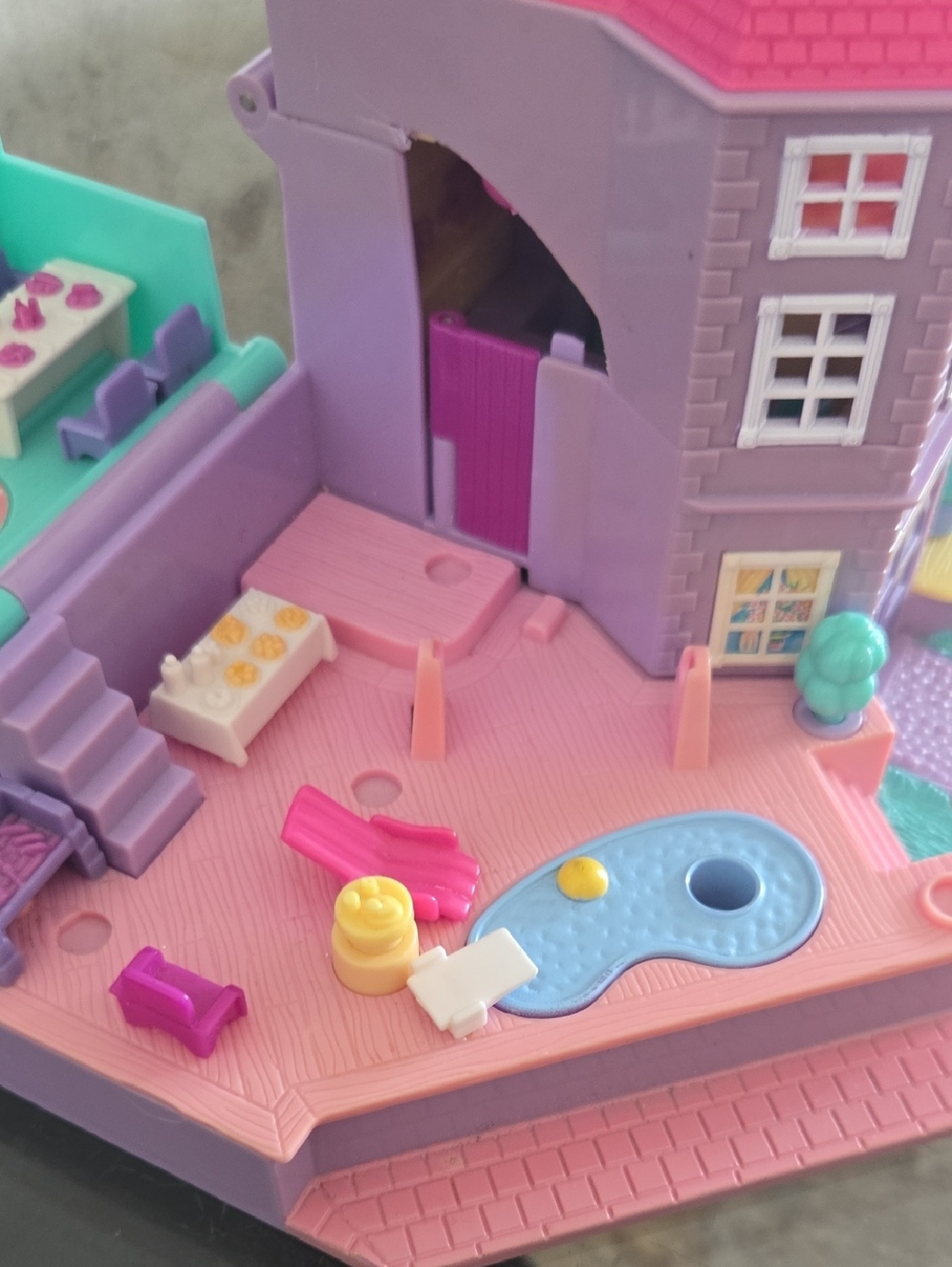 SOLD----Bluebird Polly Pocket 1994 Magical Mansion Lights Work OG Polly/Carriage - Picture 9 of 16